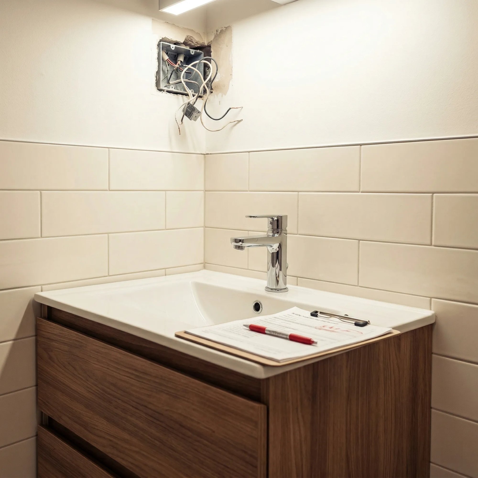 Work failed final inspection